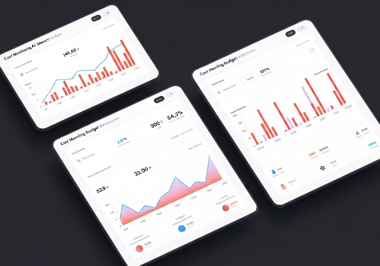 cost monitoring ai search budget dashboards A B testing optimization